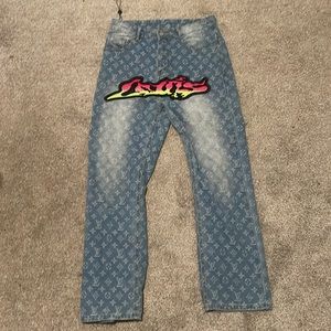 LV baggy denim